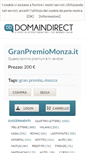 Mobile Screenshot of granpremiomonza.it
